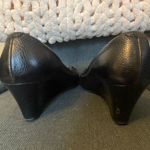 Tory Burch Sally Peep Toe Wedges - Picture 3 of 8